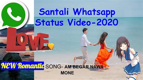 New Santali Romantic Whatsapp Status Video Song Am Begar Nawa Mone