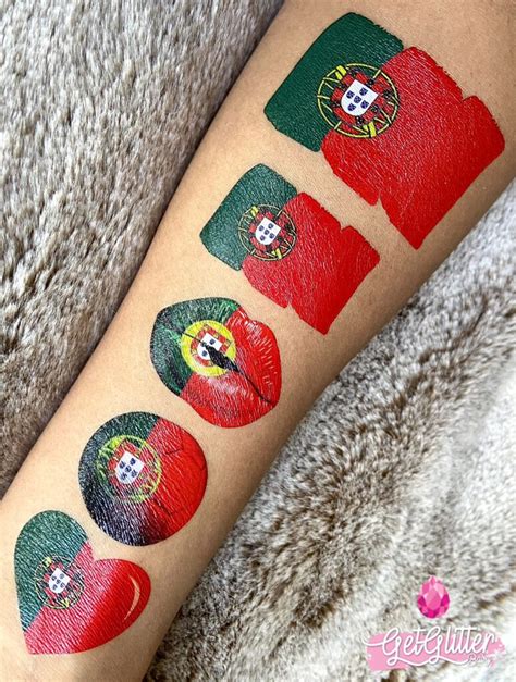 Portugese Vlag Tattoos GetGlitterBaby De Mooiste Tijdelijke Tattoos