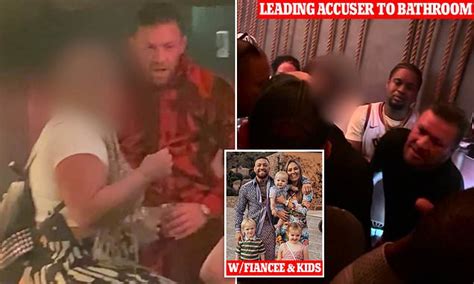 Conor Mcgregor Sexual Assault Accuser Is Filmed Sitting Next To Him Minutes After Attack