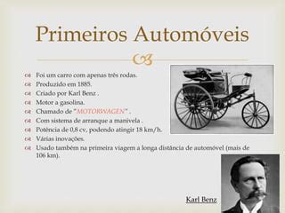 Texto Sobre Carros - trabalho luiza - carros - apresentação.pptx
