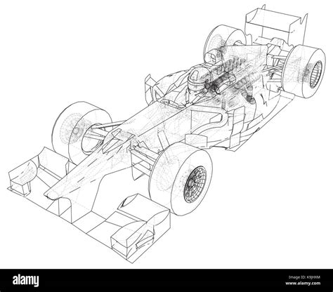 F1 race car Stock Vector Images - Alamy