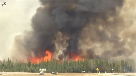 Watch As Wildfires Continue To Spread In Canada Social Media Flooded