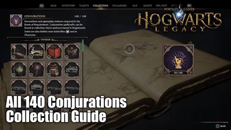 Hogwarts Legacy All 140 Conjurations Collection Location Guide YouTube