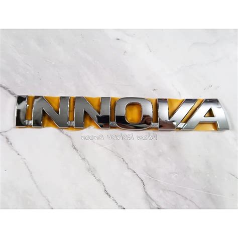 Jual Logo Emblem New Innova Reborn Venturer Tulisan Shopee Indonesia