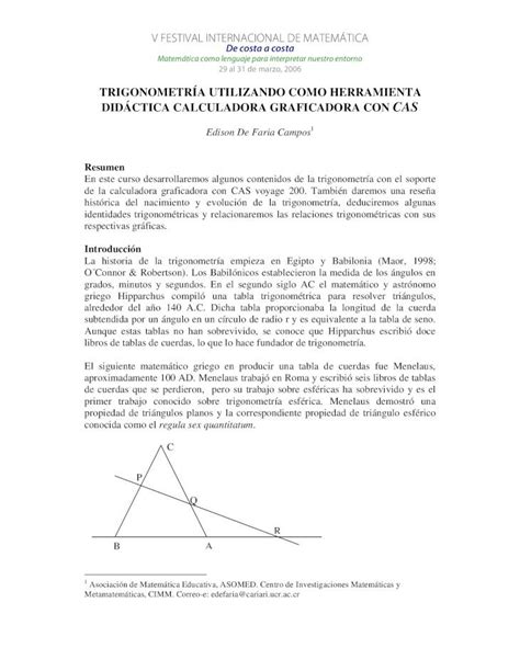 Pdf Trigonometr A Utilizando Como Herramienta Pdf Filelas Funciones