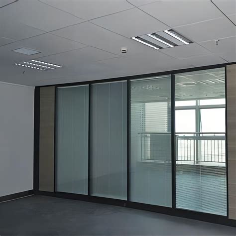 Customized Soundproof Pdlc Smart Film Privacy Switchable Office Double Glazed Glass Partition