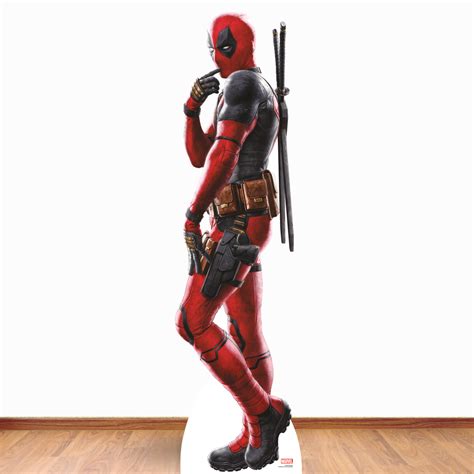 Sc4469 Deadpool Ryan Reynolds Cardboard Cutout Height 189cm Star Cutouts