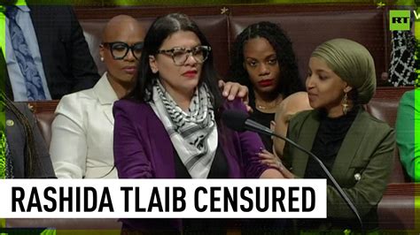 Democratic Rep. Rashida Tlaib censured for Israeli govt criticism