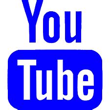 YouTube logo blue transparent PNG - StickPNG