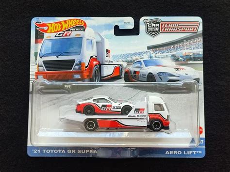 Hot Wheels Team Transport Toyota GR Supra Aero Lift Aukro