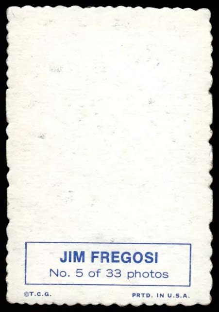 1969 TOPPS DECKLE Edge California Angels Carte De Baseball 5 Jim