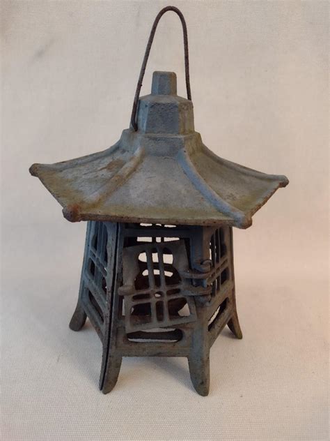 Vintage Cast Iron Pagoda Tealight Lantern Estatesales Org