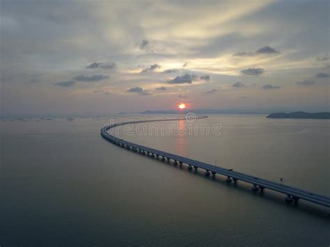 Aerial View Penang Second Bridge Stock Image Image Of Breathtaking