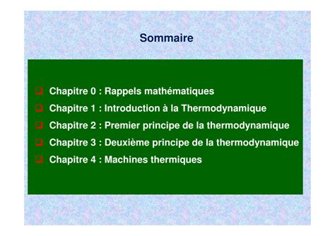 Solution Cours Complet Thermodynamique Studypool