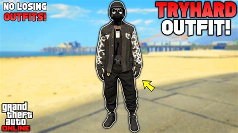 GTA 5 ONLINE EASY BLACK JOGGERS TRYHARD MODDED OUTFIT W INVISIBLE