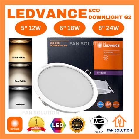 Osram Ledvance Led Eco Downlight G W W W Warm