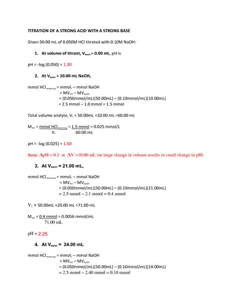 SOLUTION Titrimetric Analysis Sample Calculation Studypool