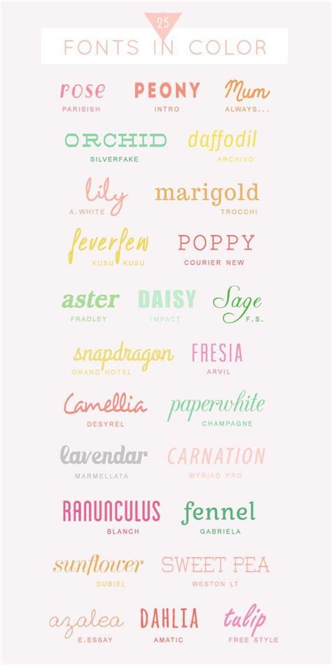 25 free colorful fonts – Artofit