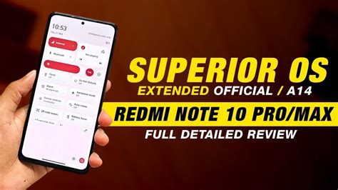 Superior OS Extended Official For Redmi Note 10 Pro Max Android 14