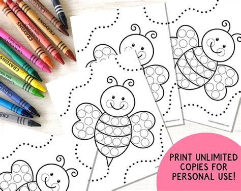 Spring Dot Marker Printable Summer Do A Dot Worksheets Summer Dot Marker Coloring Pages