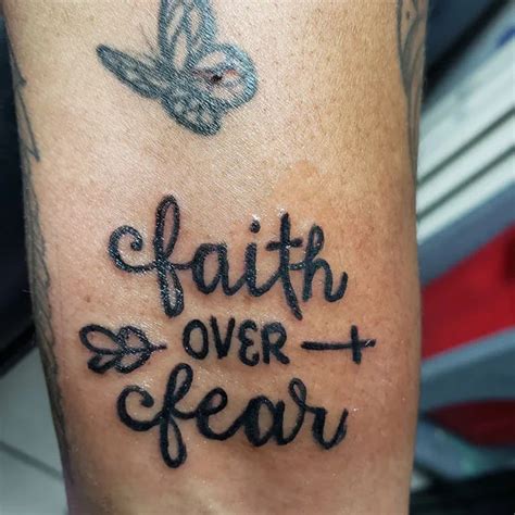 62 Faith Over Fear Tattoo Ideas To Achieve Inner Peace