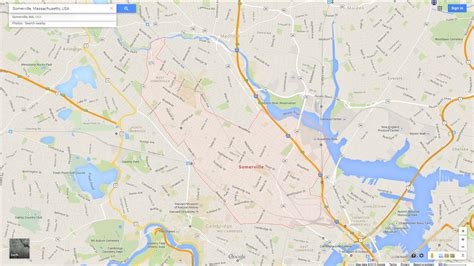 Somerville Massachusetts Map