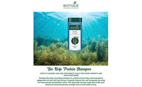 Biotique Bio Kelp Protein Shampoo For Falling Hair Intensive Hair Regrowth Treatment 180ml