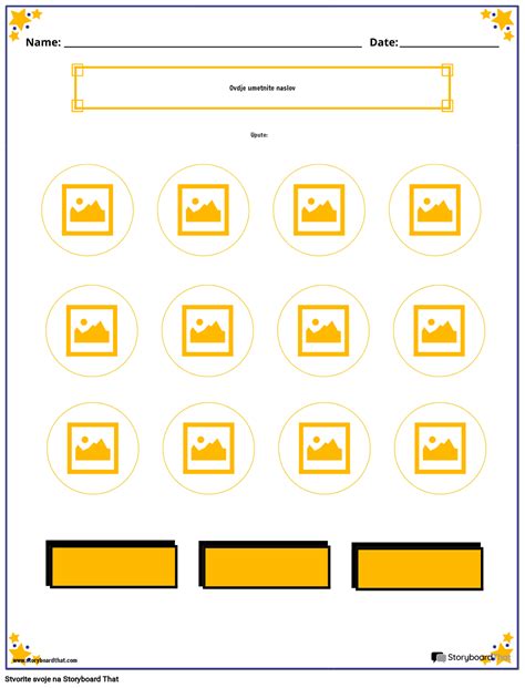 Razvrstaj Odgovaraju I List Aktivnosti Storyboard