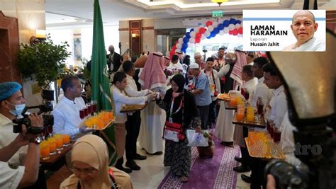 Ketibaan Jemaah Pertama Disambut Meriah Harian Metro