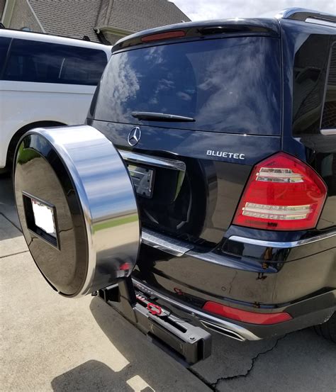 Spare Tire Carrier For Ml And Gl Models Hitch Mount No Mods