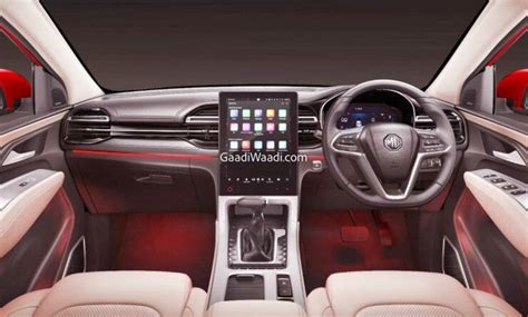 2022 MG Hector Facelift Interior Revealed Ahead Of Launch