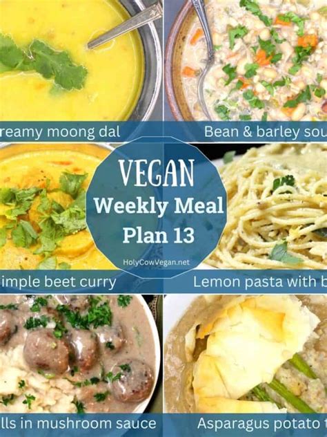 Vegan Meal Plan 11 - Holy Cow Vegan