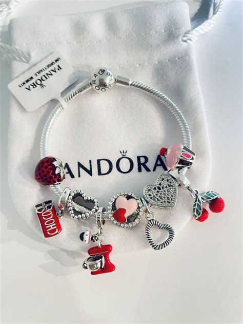 Pandora Bracelet With Baking Themed Charms Etsy In 2023 Pandora