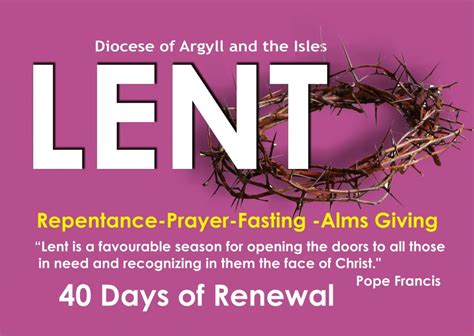 Happy Lent!Message from Bishop Brian – RC Diocese of Argyll & the Isles