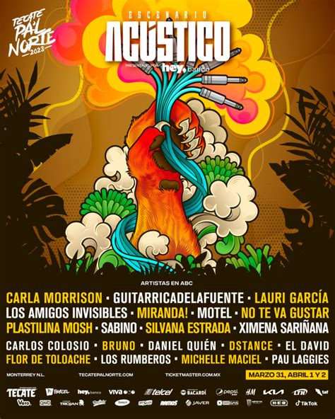 Tecate Pal Norte 2023 presenta line up del escenario acústico Mundo