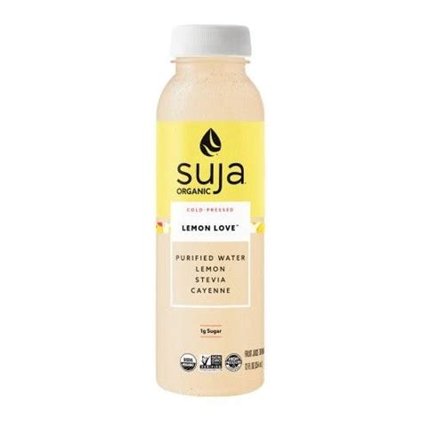 Suja Juice Organic Cold Pressed Lemon Love Juice 12 Oz Off The Muck Market