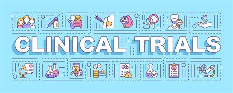 Clinical Trials Word Concepts Banner 2248037 Vector Art At Vecteezy