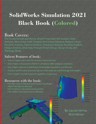 SolidWorks Simulation 2021 Black Book Colored Paperback Quail