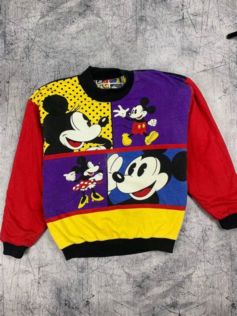 Vintage Vintage The Walt Disney Mickey Mouse Reversible Sweatshirt