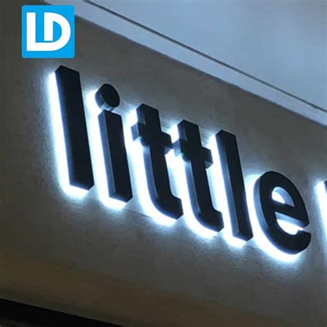 Illuminated Signage Led Outdoor Backlit Letter For Building Lindo Sign