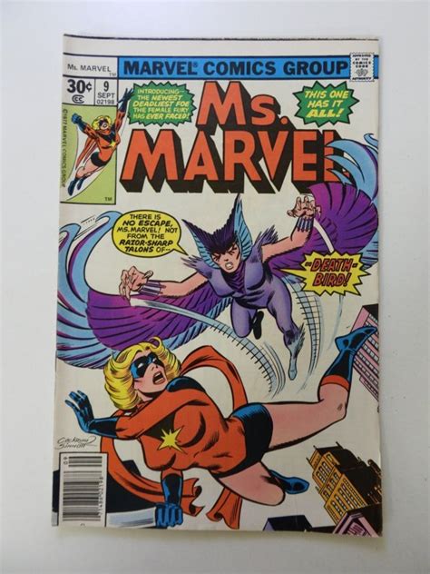 Ms Marvel 9 1977 FN VF Condition Comic Books Bronze Age Marvel