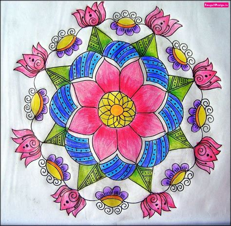 Rangoli Drawing At Getdrawings Free Download