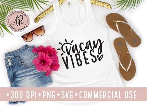 Vacay Vibes Svg Summer Svgs Vacation Svgs T Shirt Svgs Etsy