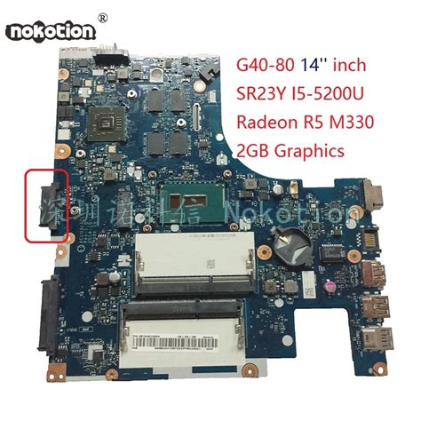 Nokotion Aclu Aclu Nm A For Lenovo G Inch Laptop