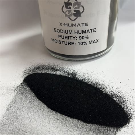 Organic Fertilizer Grade Humic Acid Fine Powder Sodium Humate 90