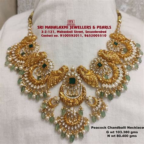 Sri Mahalaxmi Jewellers And Pearls Secunderabad Gold Necklace Indian