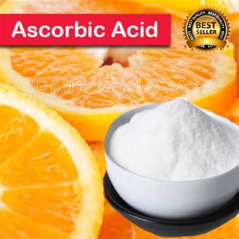 Jual Ascorbic Acid Vitamin C Powder Food Grade 50 Gr Kota Bandung Subur Kimia Jaya Tokopedia