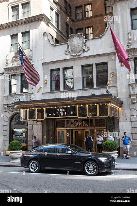 The Warwick New York Hotel Manhattan New York Cityusa Stock Photo