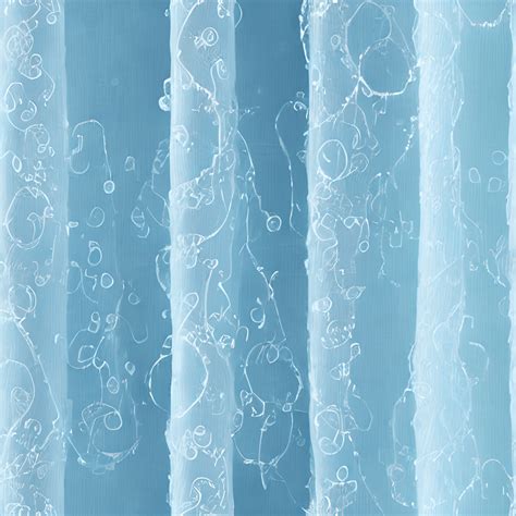 Ethereal Pastel Blue Curtain Fabric · Creative Fabrica