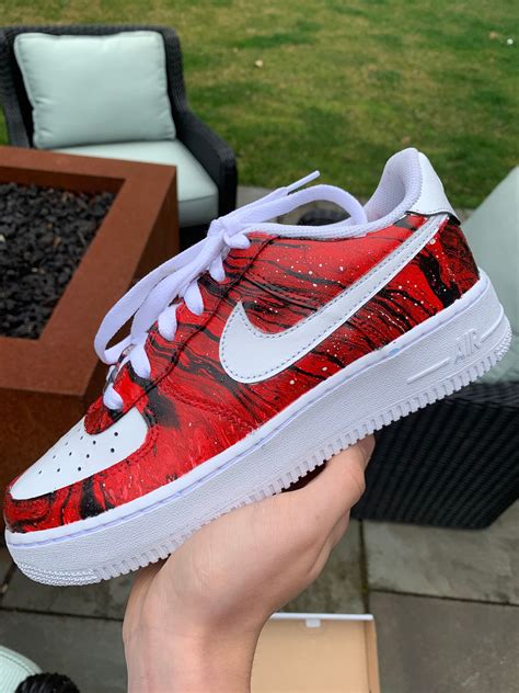 Custom Hydro Dipped Air Force 1 Etsy